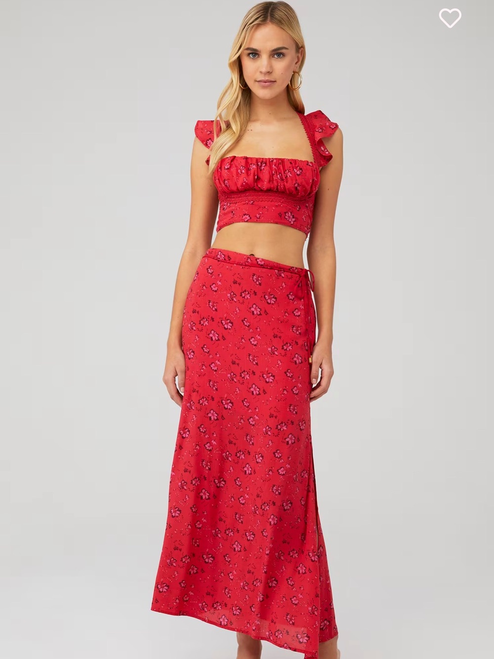 NWT Free People Bijou Set in Cherry Combo! Size 10